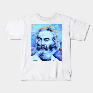 Walt Whitman Portrait | Walt Whitman Artwork | Walt Whitman Painting 8 Kids T-Shirt